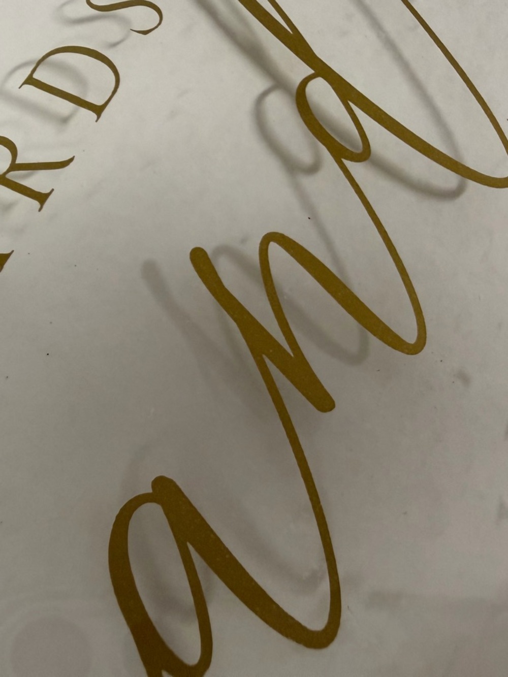 Gold Script 'Welcome' Wedding Sign - Picture 4 of 5